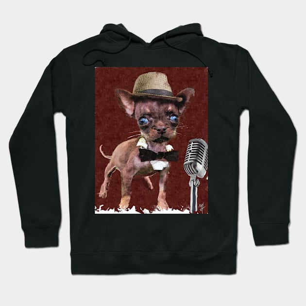 Chiwawa crooner Hoodie by mursart68